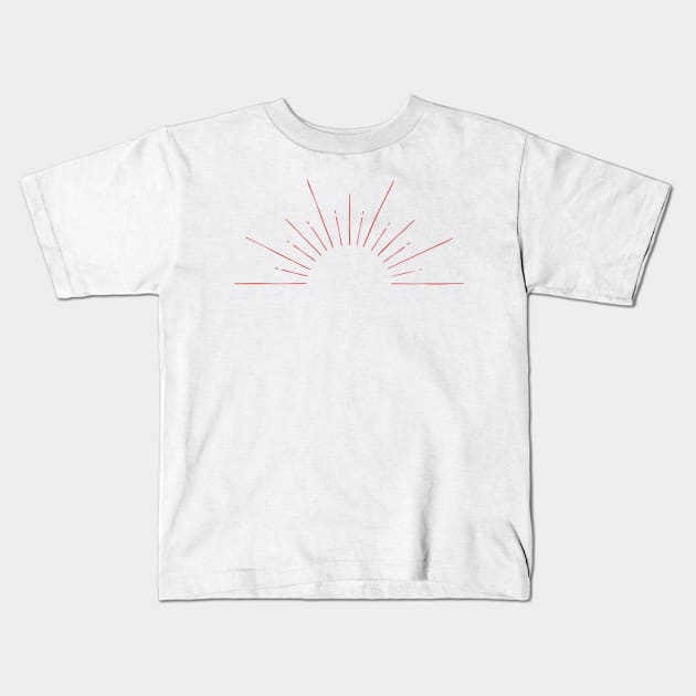 Sunny Day Kids T-Shirt by Mihadom